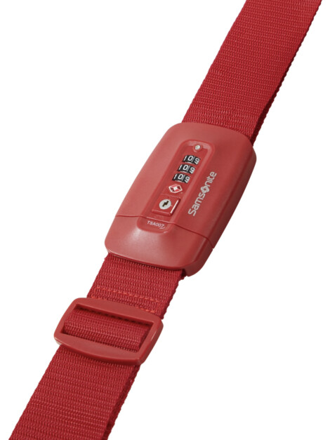 TA REVOL. LUGGAGE STRAP TSA LOCK RED