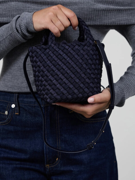 MINI MIDNIGHT SATIN STRIPE