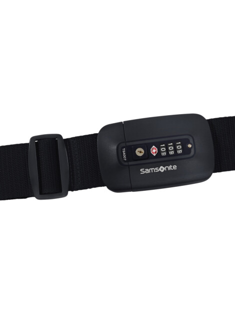 LUGGAGE STRAP TSA LOCK BLACK