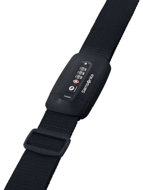 LUGGAGE STRAP TSA LOCK BLACK