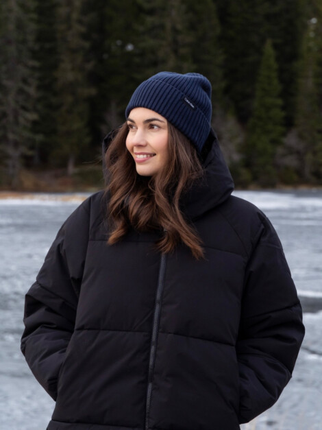 CLASSIC COTTON RIB BEANIE CK NAVY