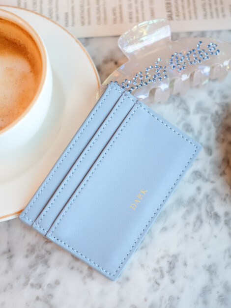 DARK CARDHOLDER NAPPA LIGHT BLUE