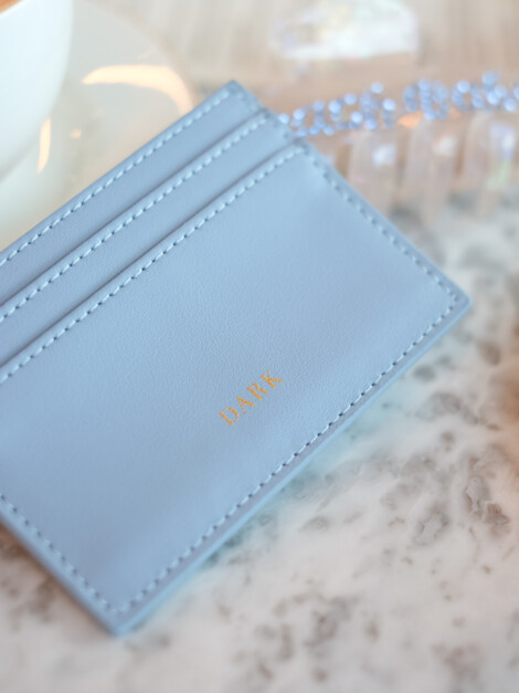 DARK CARDHOLDER NAPPA LIGHT BLUE