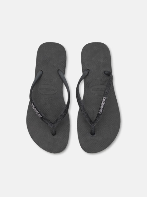 HAVAIANAS SLIM GLITTER II BLACK