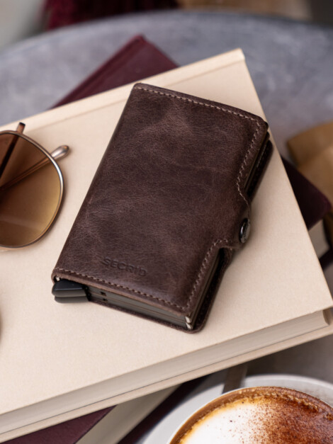 Twinwallet VINTAGE CHOCOLATE