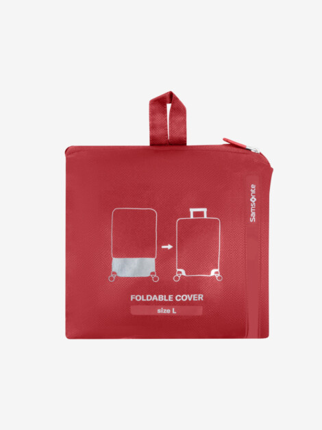 FOLDABLE LUGGAGE COVER L RED