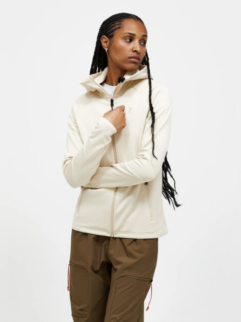 RIDER ESSENTIALS ZIP HOOD SAND FOG