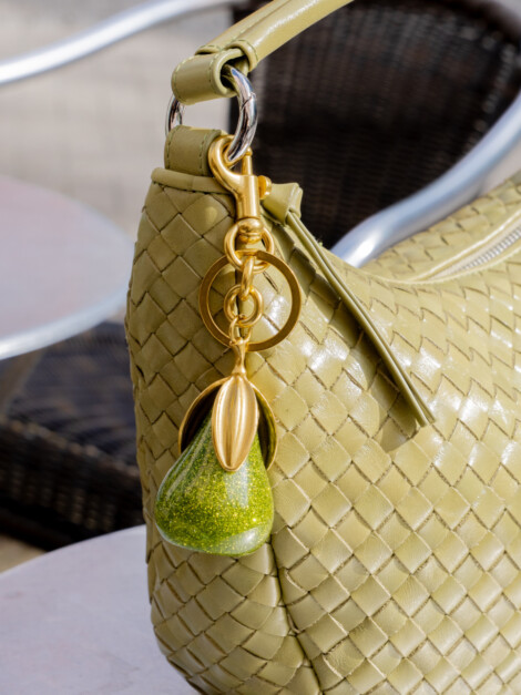 PEAR BAG CHARM