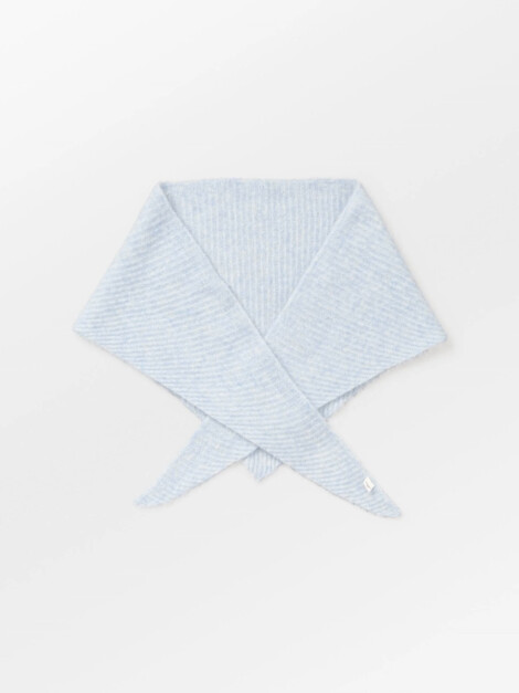 ALPACA-WOOL TRIANGLE SCARF SKYWAY BLUE S