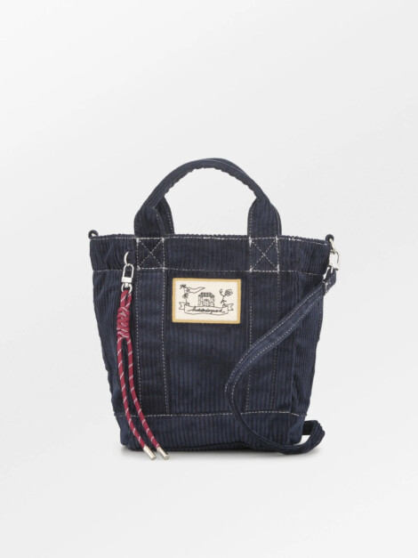 CORDUROY GENE BAG NAVY BLUE