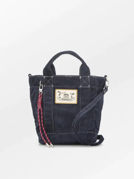 CORDUROY GENE BAG NAVY BLUE
