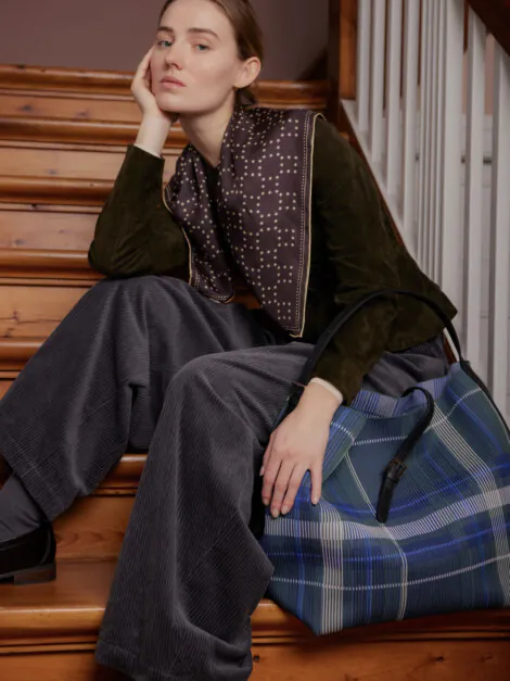 STARLIE GRID SIA SCARF CHOCOLATE TORTE