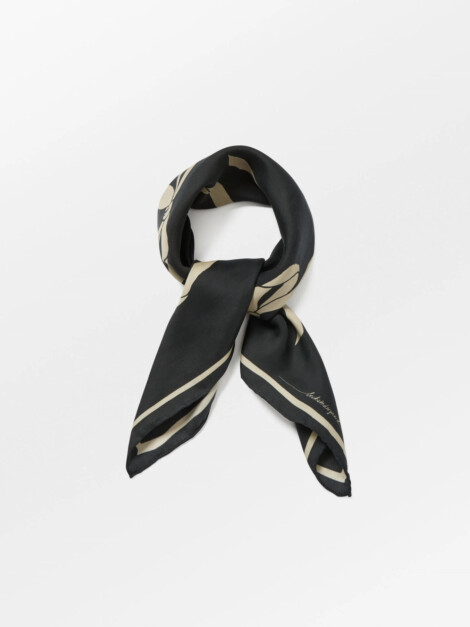 BOW TWILL SIA SCARF BLACK