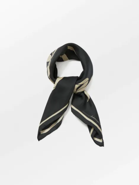 BOW TWILL SIA SCARF BLACK