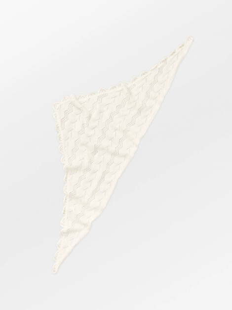 OPANY TRIANGLE SCARF BIRCH WHITE