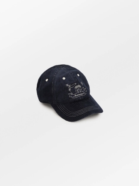 CORDUROY CAP NAVY BLUE