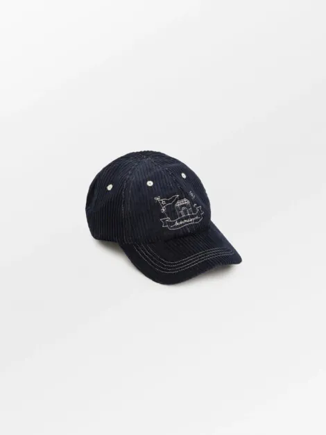 CORDUROY CAP NAVY BLUE