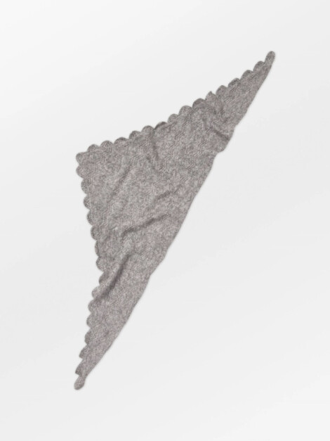 OPANY TRIANGLE SCARF GREY MELANGE