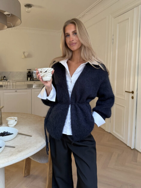 IDA WRAP CARDIGAN NAVY
