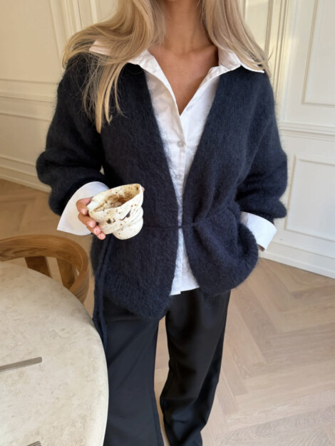 IDA WRAP CARDIGAN NAVY