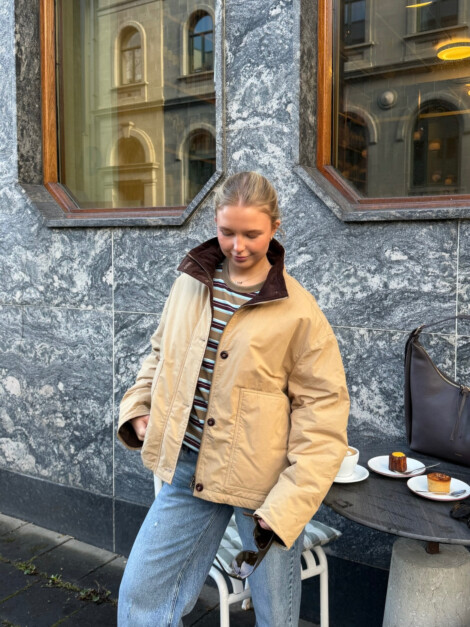 OLIVIA PADDED JACKET SAND