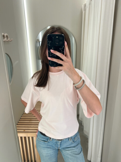 ASHA BOXY TEE LIGHT PINK