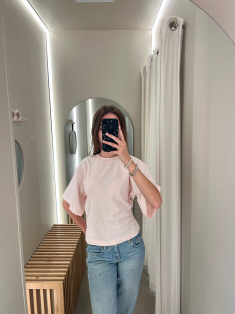 ASHA BOXY TEE LIGHT PINK