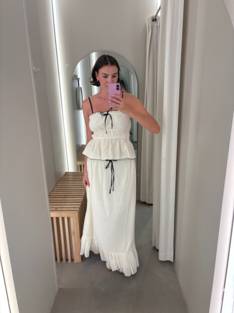 ARIELLA CREPE SKIRT