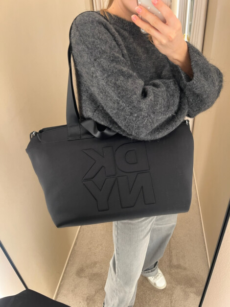 DKNY 1989 CAPSULE BARDOT TOTE BLACK