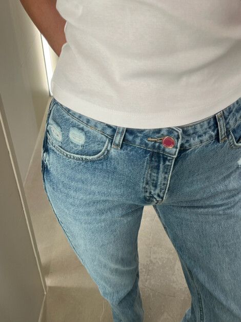 LOLA STRAIGHT JEANS MEDIUM AGED