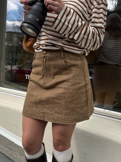 MAJA SKIRT CAPPUCCINO