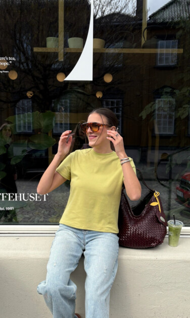 YLVA T-SHIRT LIME