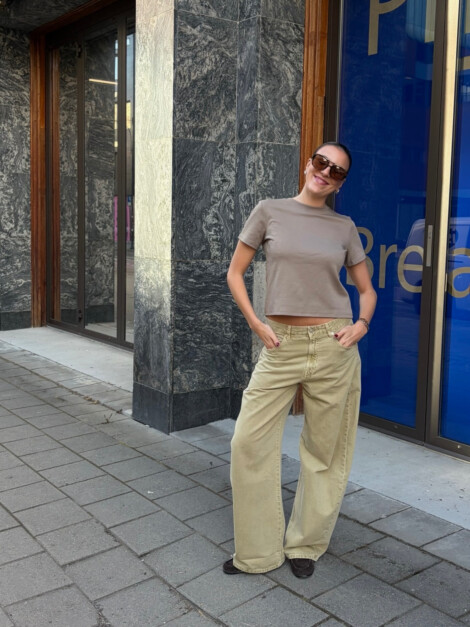 NELLIE T-SHIRT TAUPE