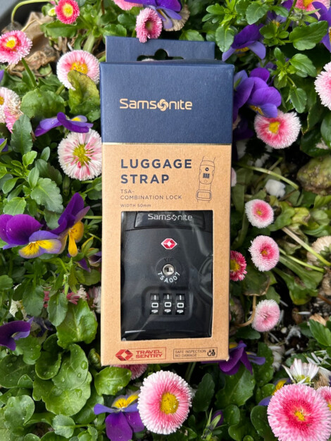 Luggage strap TSA BLACK
