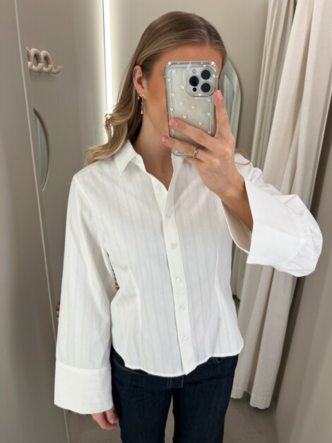 ROSA SOLID SHIRT WHITE
