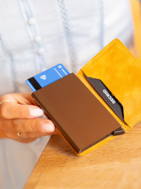 MINIWALLET VINTAGE OCHRE