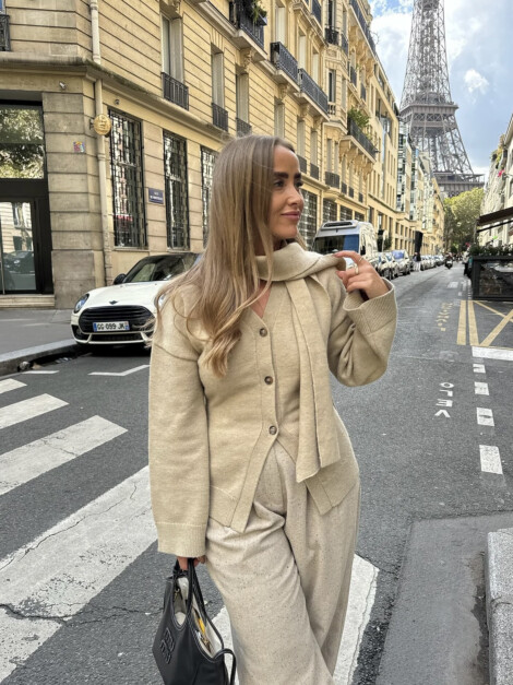 ELLEN SCARF BEIGE
