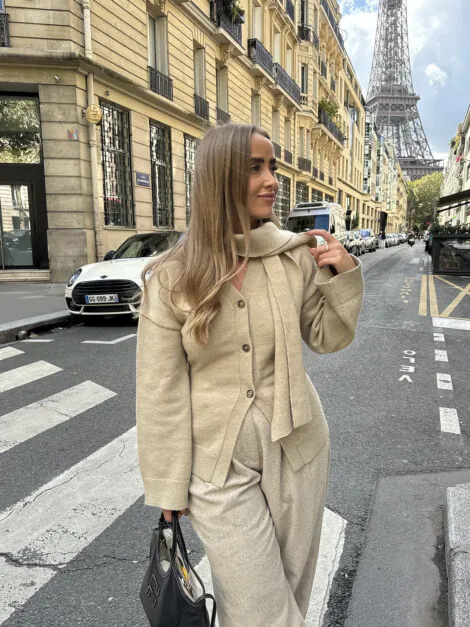 ELLEN SCARF BEIGE