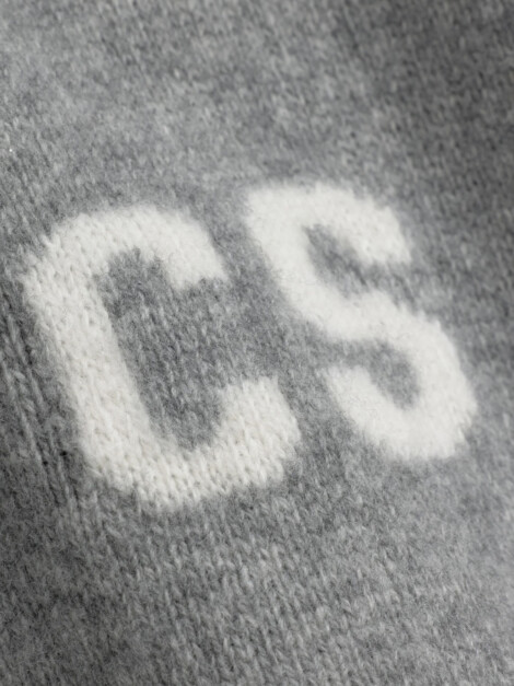 W. WOOLKNIT ZIP JACKET GREY