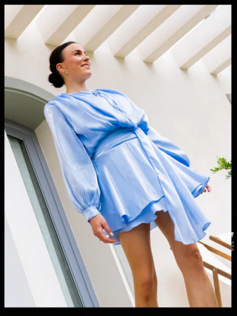 SOFIA DRESS BLUE