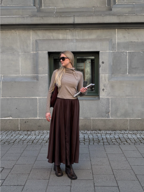 SOFIA SKIRT ESPRESSO