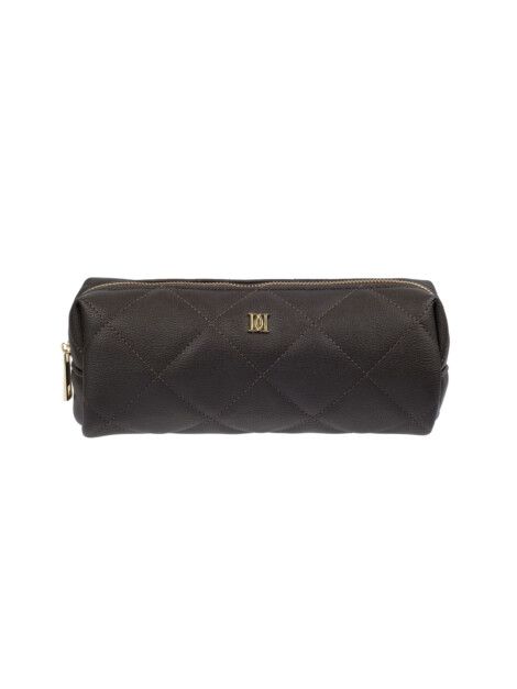 VEGAN LEATHER TOOL POUCH CHOCOLATE BROWN