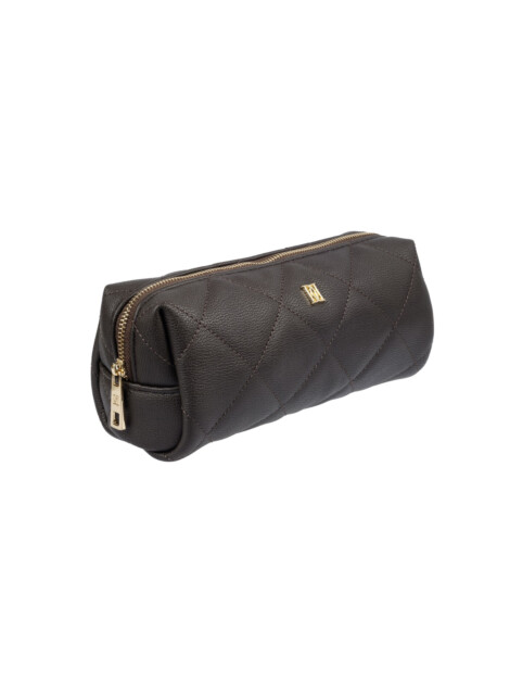 VEGAN LEATHER TOOL POUCH CHOCOLATE BROWN