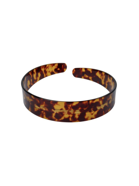 PLAIN HAIR BAND BROAD BROWN TORTOISE