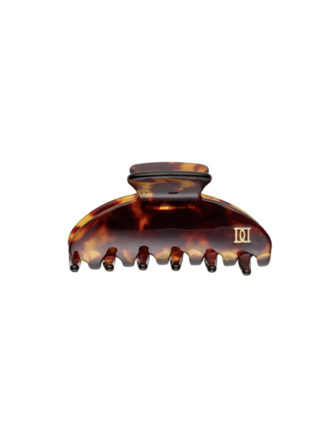 PLAIN HAIR CLAW SMALL BROWN TORTOISE