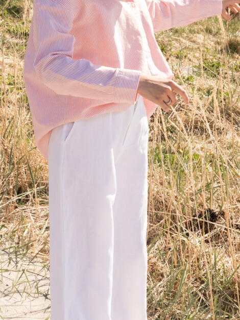 CLEO LINEN PANTS WHITE