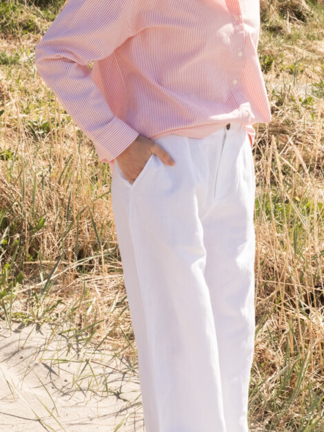 CLEO LINEN PANTS WHITE