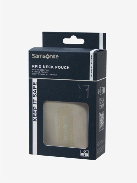 TA REVOLUTION RFID NECK POUCH ECLIPSE GREY