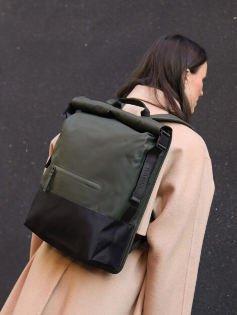 TRAIL ROLLTOP BACKPACK W3 GREEN