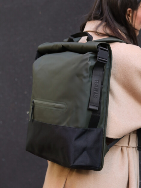 TRAIL ROLLTOP BACKPACK W3 GREEN